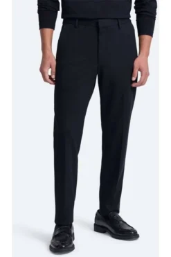 Pierre Cardin Rick Modern Fit Herren Stoffhose Blau,Mille Rayé