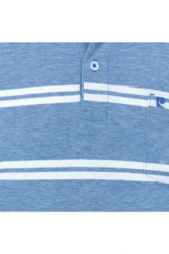 Pierre Cardin Tailored Fit Poloshirt Blau, Gestreift -Ausgewählte Bekleidungsgeschäfte PC C5 20884 2063 6125 3 800 1200x1200
