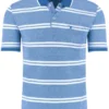 Pierre Cardin Tailored Fit Poloshirt Blau, Gestreift