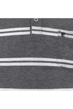 Pierre Cardin Tailored Fit Poloshirt Anthrazit, Gestreift -Ausgewählte Bekleidungsgeschäfte PC C5 20884 2063 6319 3 800 1200x1200