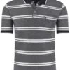 Pierre Cardin Tailored Fit Poloshirt Anthrazit, Gestreift