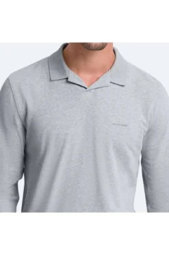 Pierre Cardin Modern Fit Longsleeve Poloshirt Grau, Einfarbig -Ausgewählte Bekleidungsgeschäfte PC C5 30054 3020 9102 3 800 1200x1200