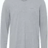 Pierre Cardin Modern Fit Longsleeve Poloshirt Grau, Einfarbig