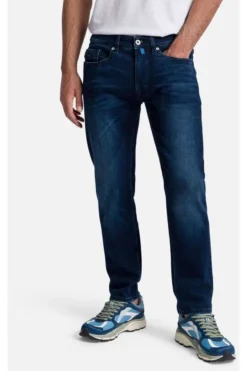 Pierre Cardin Antibes Slim Fit Five-Pocket Herren Jeans Dunkelblau
