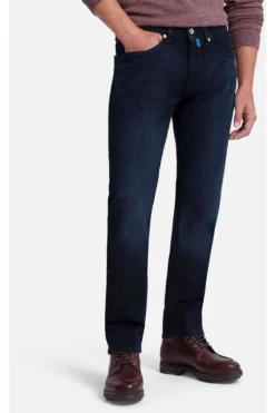 Pierre Cardin Antibes Slim Fit Five-Pocket Herren Jeans Blau/schwarz