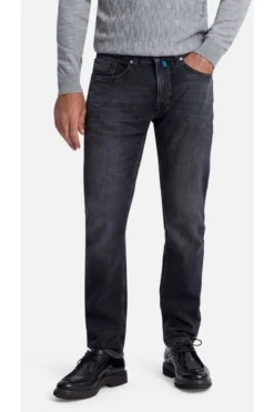 Pierre Cardin Antibes Slim Fit Five-Pocket Herren Jeans Schwarz