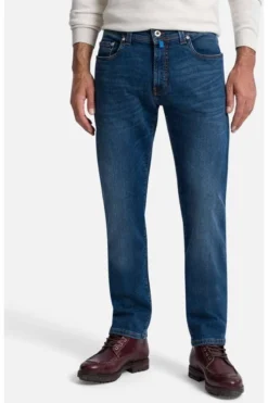 Pierre Cardin Lyon Tapered Fit Five-Pocket Herren Jeans Ozean