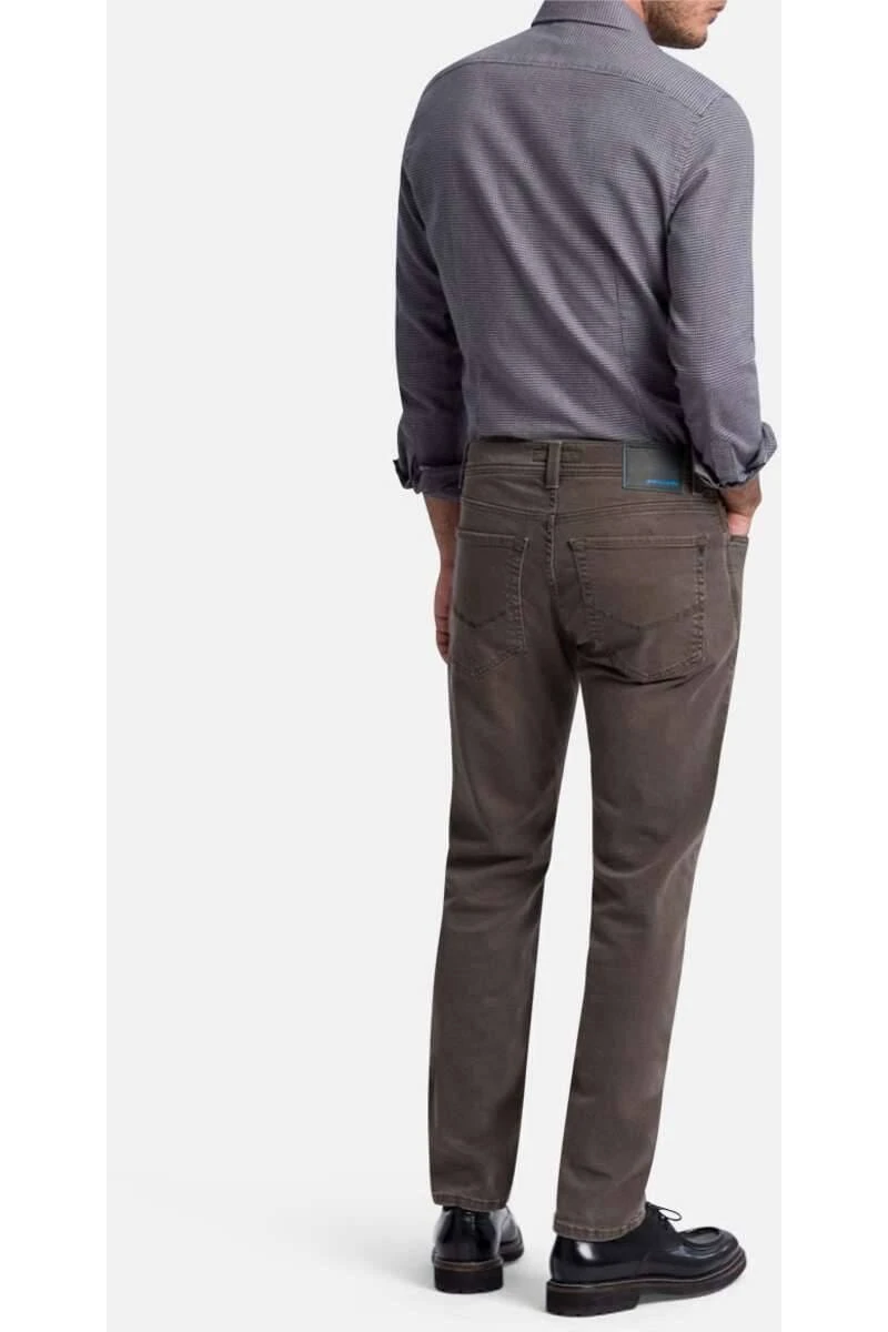 Pierre Cardin Lyon Tapered Fit Five-Pocket Herren Jeans Dunkelbraun 2 Pierre Cardin Lyon Tapered Fit Five-Pocket Herren Jeans Dunkelbraun – Bild 2