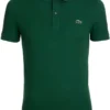 Lacoste Slim Fit Poloshirt Grün, Einfarbig
