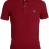 Lacoste Slim Fit Poloshirt Bordeaux, Einfarbig