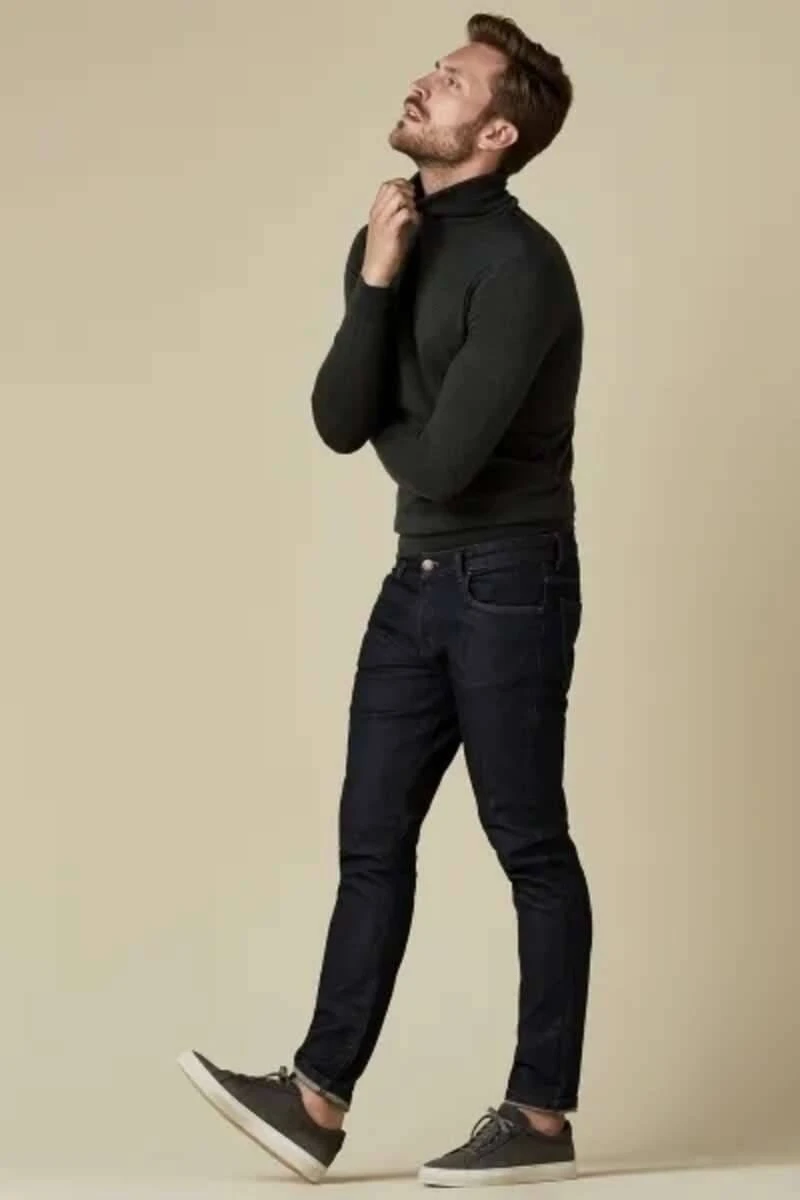 Profuomo Sky Blue Slim Fit Five-Pocket Herren Jeans Indigo 3 Profuomo Sky Blue Slim Fit Five-Pocket Herren Jeans Indigo – Bild 3