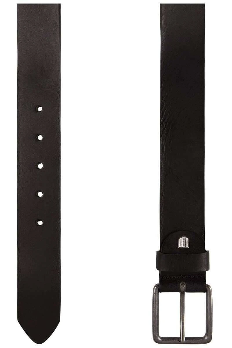 Profuomo Herren Gürtel Aus Rindsleder Schwarz, Einfarbig 2 Profuomo Herren Gürtel Aus Rindsleder Schwarz, Einfarbig – Bild 2