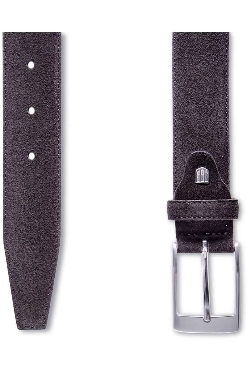 Profuomo Herren Gürtel Aus Wildleder3,5 Cm Dunkelbraun, Einfarbig 2 Profuomo Herren Gürtel Aus Wildleder3,5 Cm Dunkelbraun, Einfarbig – Bild 2