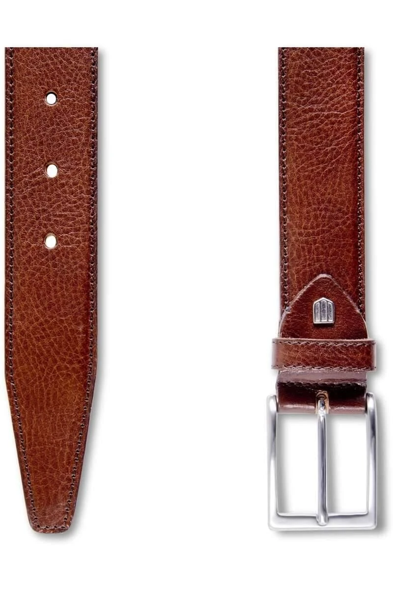 Profuomo Herren Gürtel Aus Kalbsleder3,5 Cm Dunkelbraun, Einfarbig 2 Profuomo Herren Gürtel Aus Kalbsleder3,5 Cm Dunkelbraun, Einfarbig – Bild 2