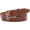 Profuomo Herren Gürtel Aus Kalbsleder3,5 Cm Cognac, Einfarbig