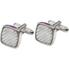 Profuomo ManschettenknöpfeQuadrat Mit Einlage Silber