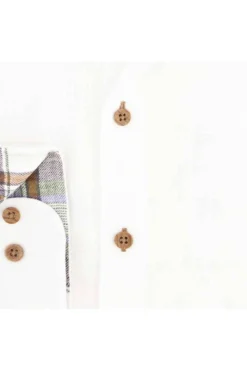 R2 Amsterdam Modern Fit Leinenhemd Weiss, Einfarbig -Ausgewählte Bekleidungsgeschäfte R2 120 BD 002 004 2 800 1200x1200