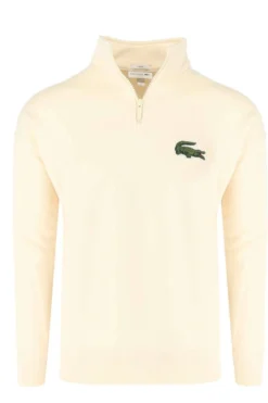 Lacoste Classic FitSweatshirt Zip Ecru